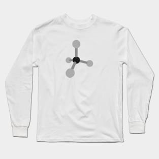 Methane CH4 Ball and Stick Long Sleeve T-Shirt